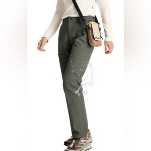 Women's Hiking Cargo Pants Waterproof Fleece Quick-Dry Softshell Slim 056